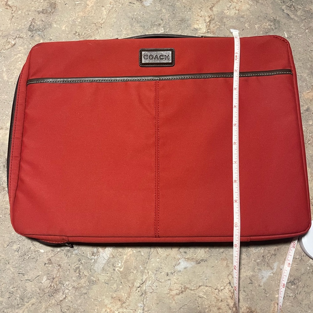 Coach carry case for iPad or laptop